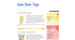 Desktop Screenshot of carebeartoys.com