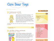 Tablet Screenshot of carebeartoys.com